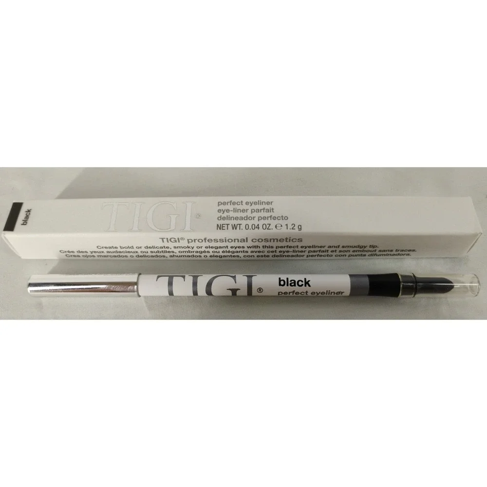 NEW TIGI Professional Cosmetics Perfect Eyeliner Black 0.04oz Germany
